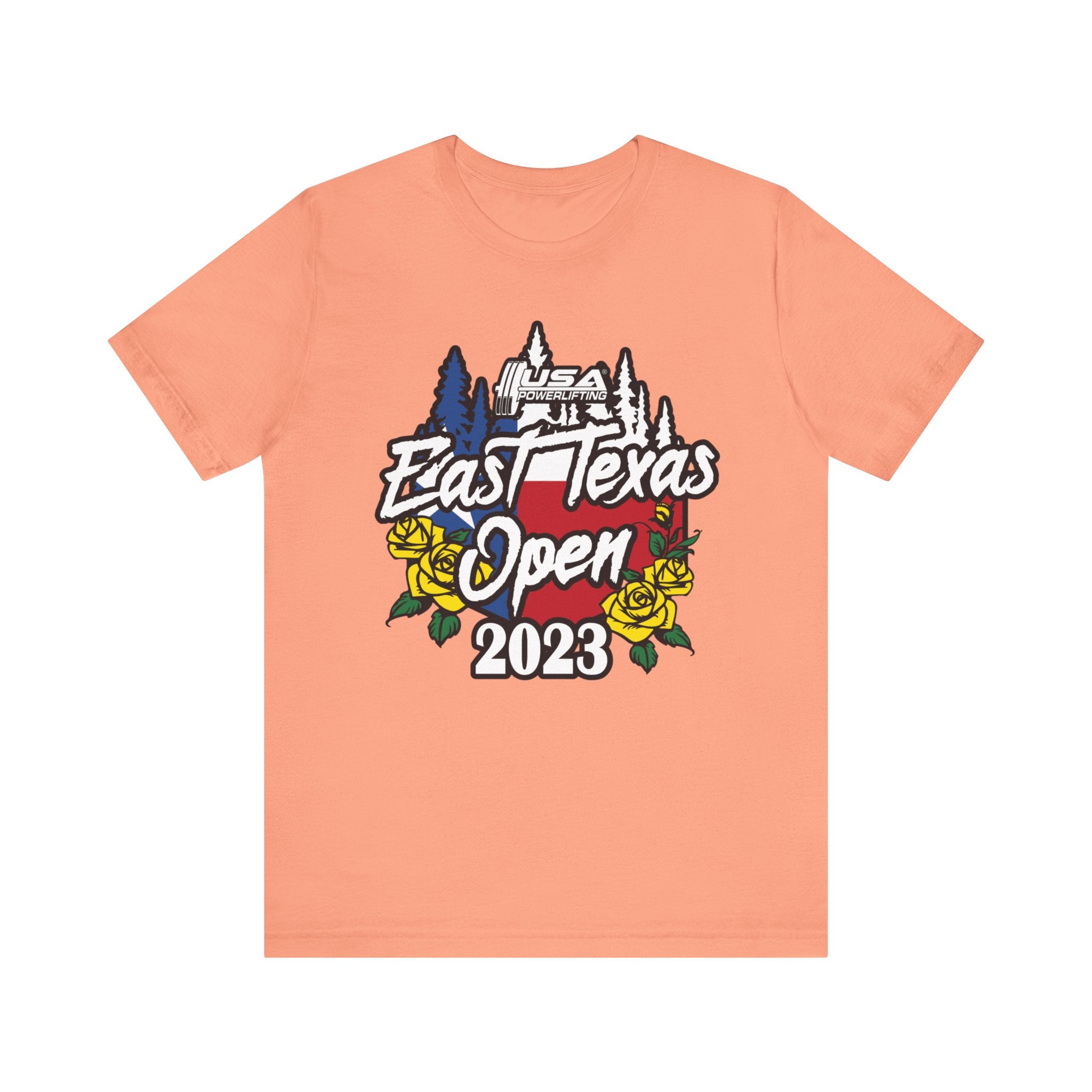 23' East Texas Open 2023 Unisex Short Sleeve Tee - Vibrant Tournament Shirt
